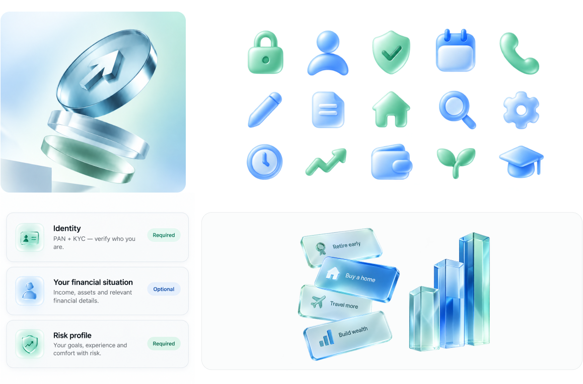 GoReach design language and visual system